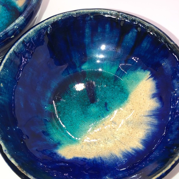 Coordinating set Studio Art Pottery Bowls Glazed, Trinket, Knick Knack Decor - Picture 8 of 13